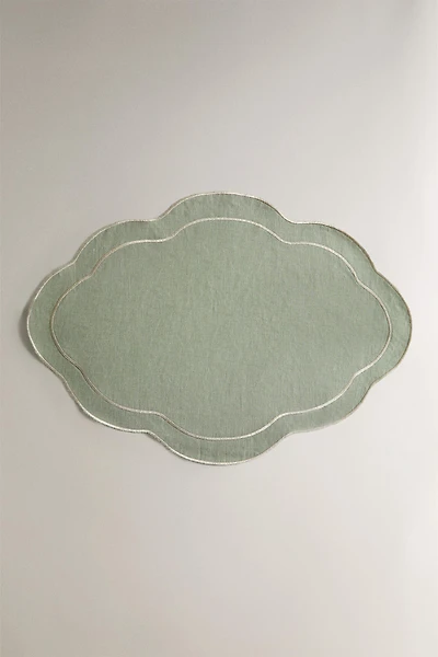 LINEN THREAD CHRISTMAS PLACEMAT