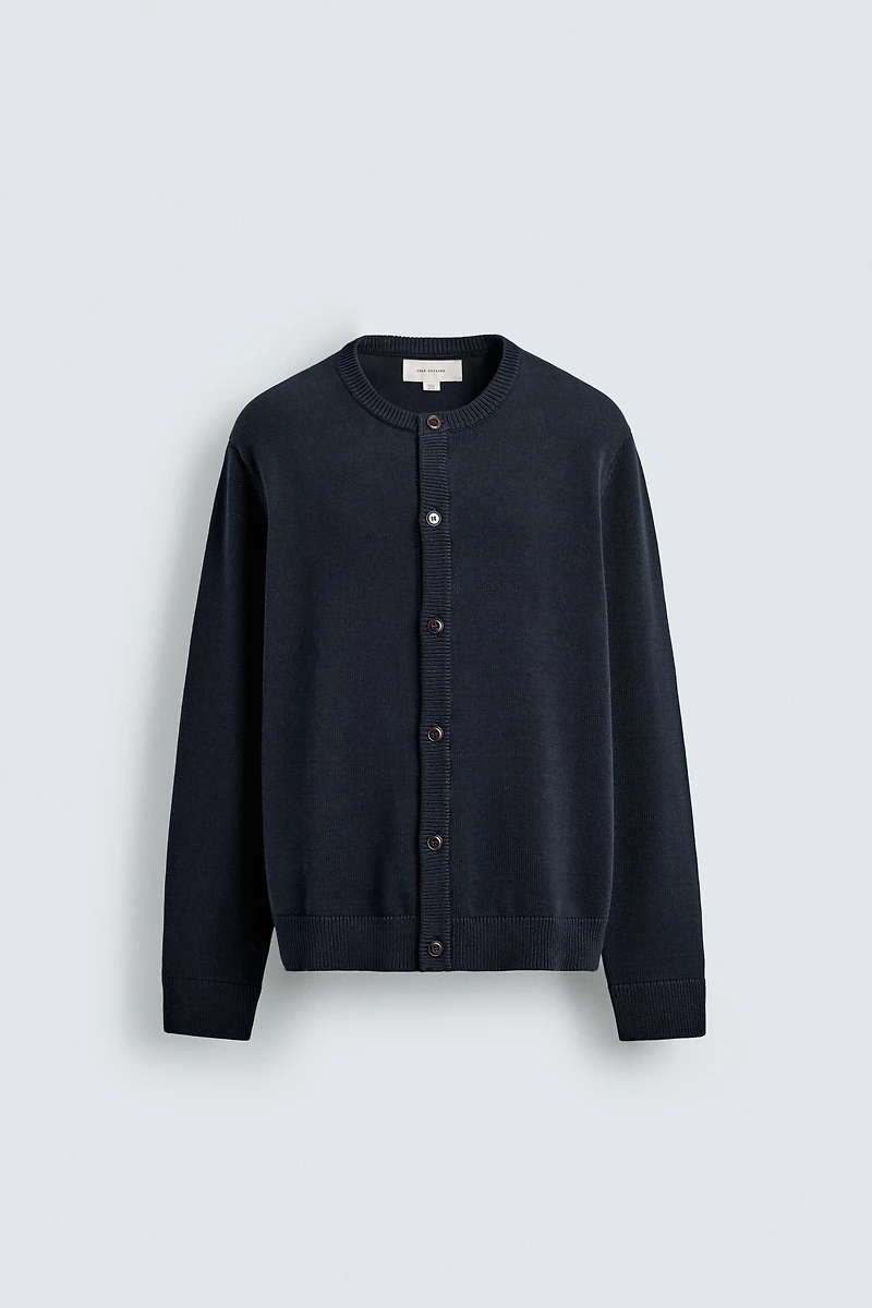 CARDIGAN REGULAR FIT COTON