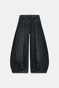 ZW COLLECTION BALLOON HIGH-RISE JEANS