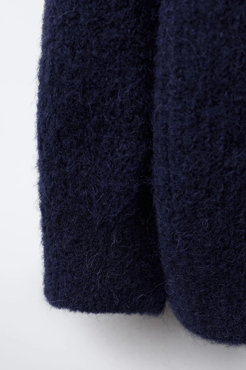 WOOL AND ALPACA BLEND CARDIGAN