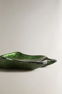 CHRISTMAS TREE GLASS BOWL