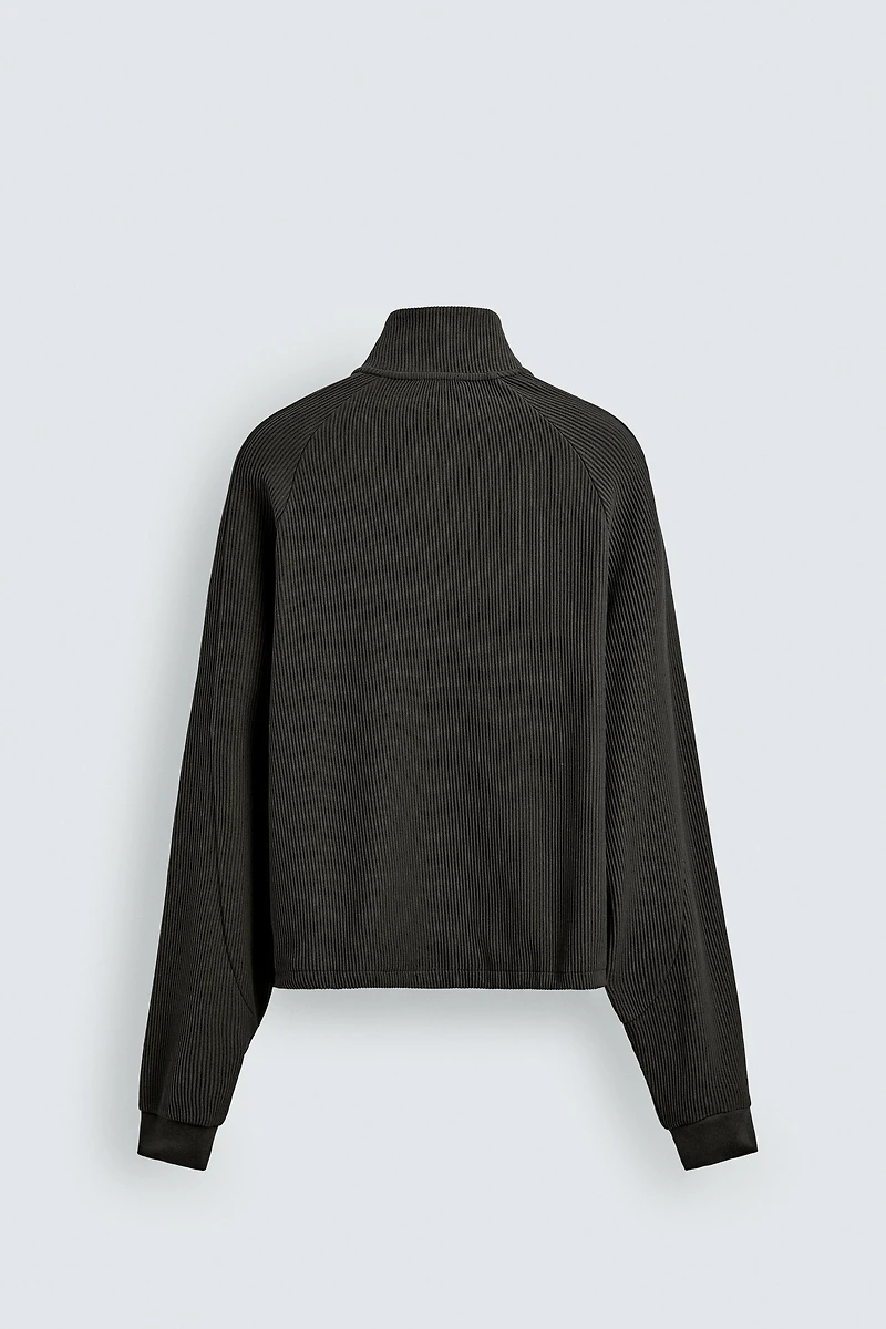 RELAXED FIT OTTOMAN JACKET