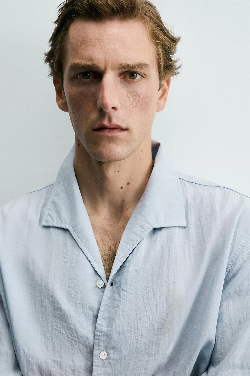 CHEMISE FLUIDE TEXTURÉE
