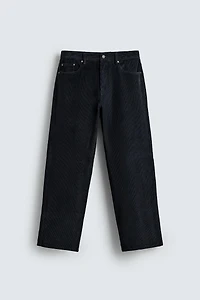 STRAIGHT FIT CORDUROY PANTS