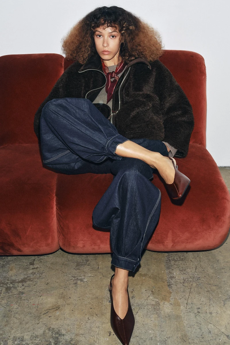 LEATHER SLINGBACKS