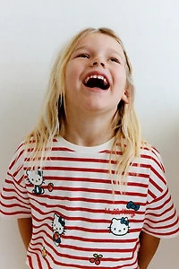 STRIPED HELLO KITTY © SANRIO T-SHIRT