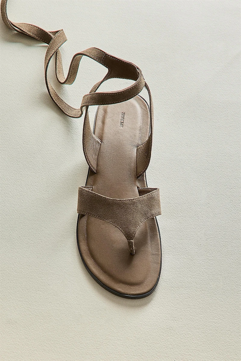 SANDALES CUIR BRIDE CHEVILLE