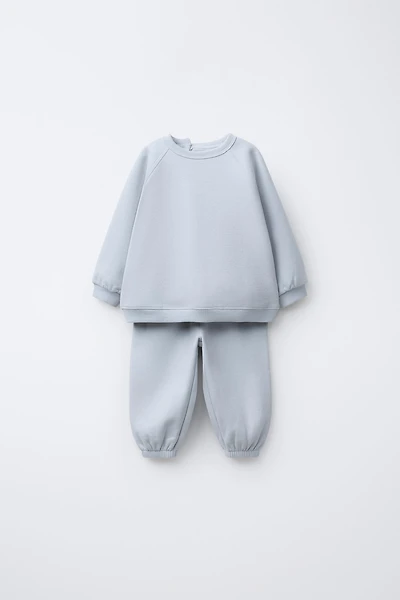 ENSEMBLE SWEAT-SHIRT ET PANTALON DE JOGGING BASIQUE