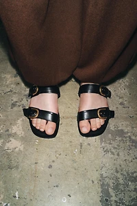 SANDALES À DOUBLE BOUCLE