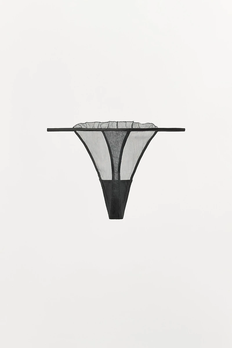 100% SILK THONG
