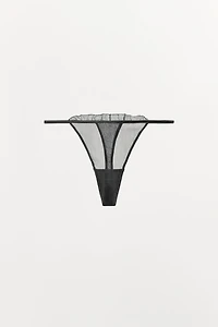 100% SILK THONG