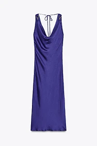 HARDWARE LINGERIE STYLE MIDI DRESS