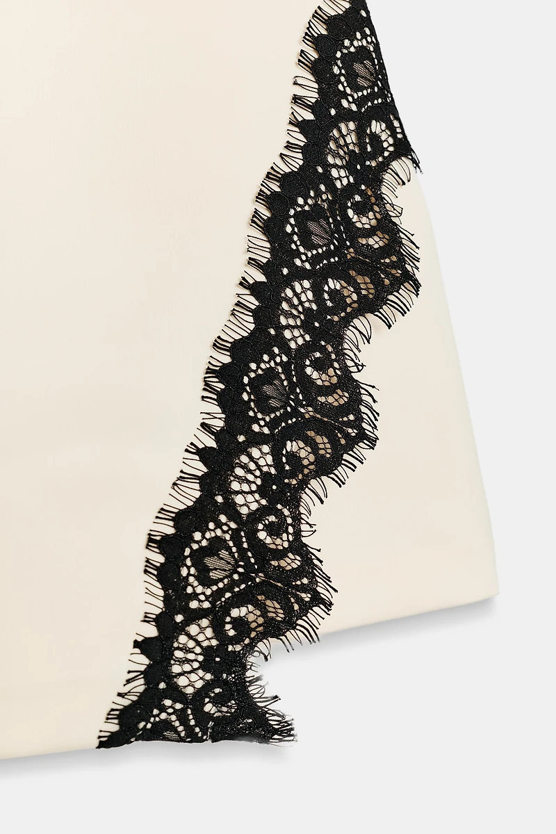 LACE WRAP SKORT