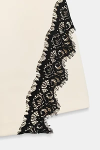 LACE WRAP SKORT