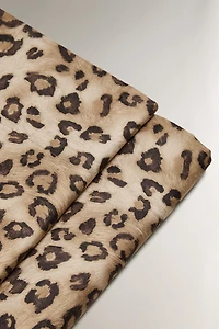 DRAP DE DESSUS SATIN IMPRIMÉ ANIMAL
