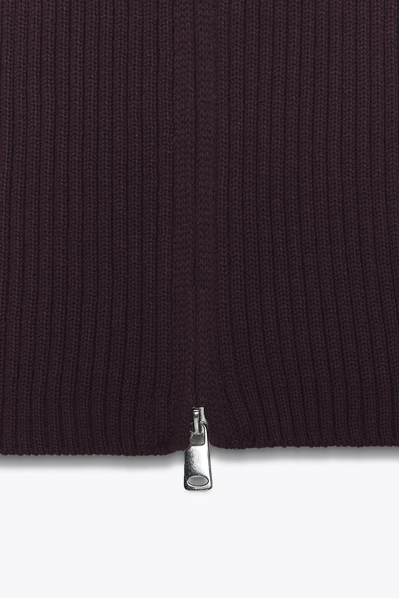 RIBBED KNIT VEST TOP