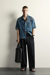 CHEMISE RELAXED FIT À IMPRIMÉ PATCHWORK