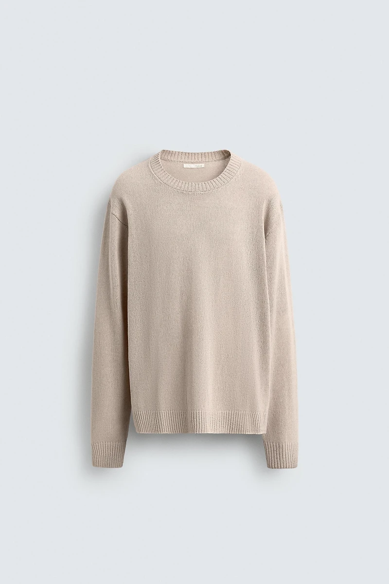 TEXTURED RELAXED FIT SWEATER
