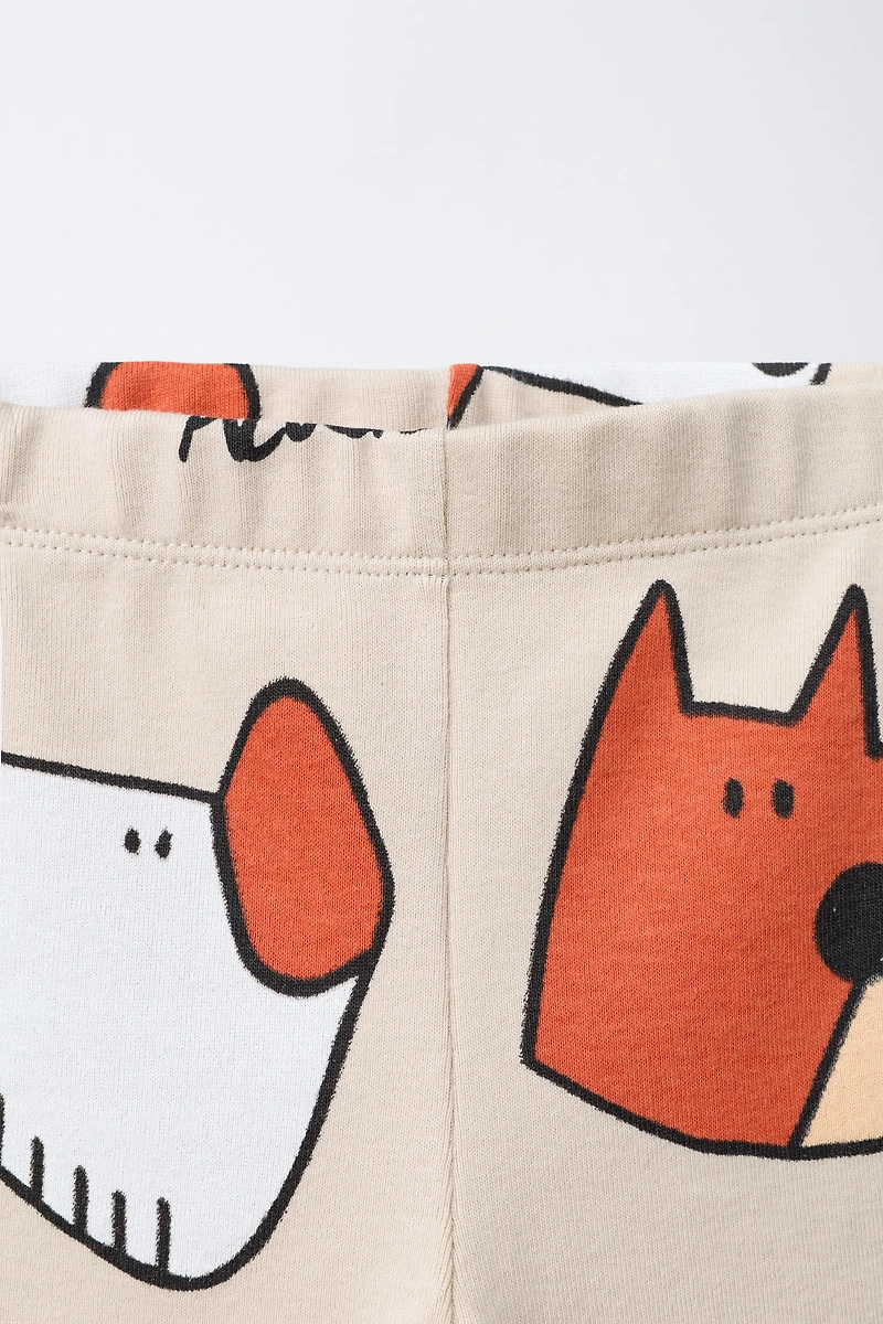 LEGGING IMPRIMÉ PETITS CHIENS