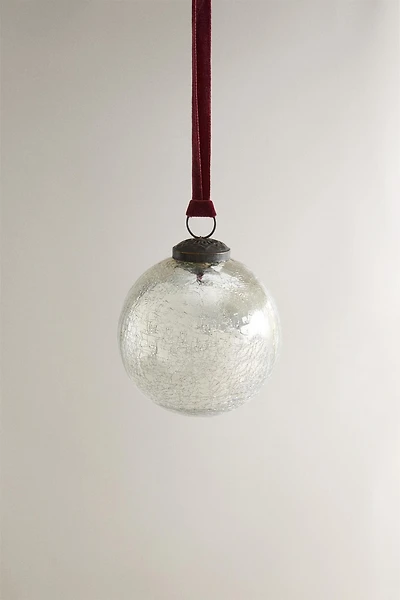 MERCURIZED CHRISTMAS TREE BALL ORNAMENT