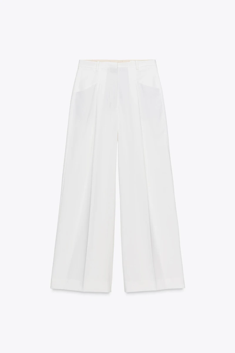 ZW COLLECTION WIDE LEG PLEATED PANTS