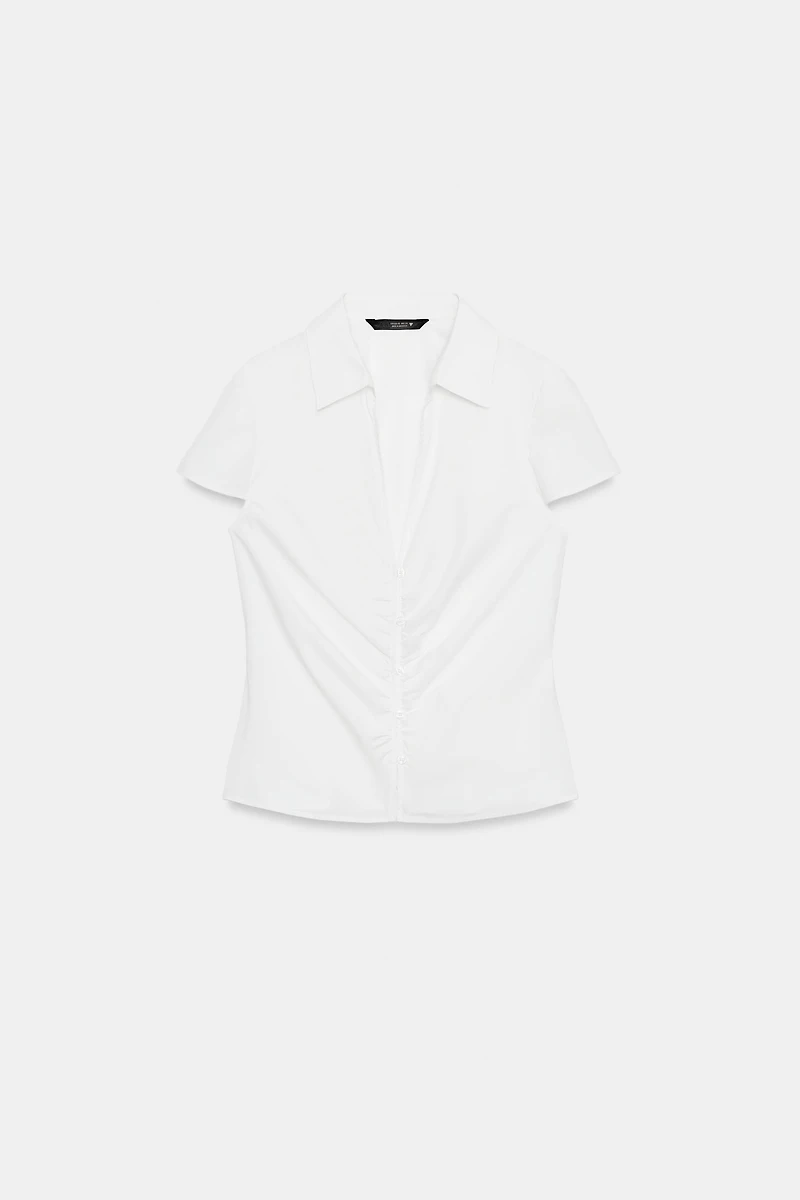 CHEMISE CINTREE FRONCEE