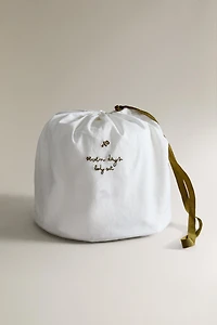 EMBROIDERED COTTON BODYSUIT SET (PACK OF 7)