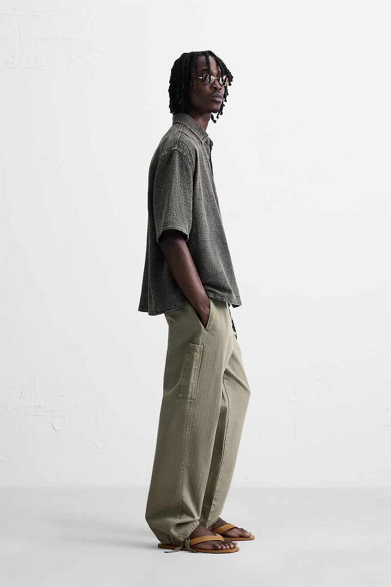 WASHED TEXTURE SHIRT