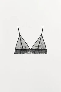 100% SILK TRIANGLE BRALETTE