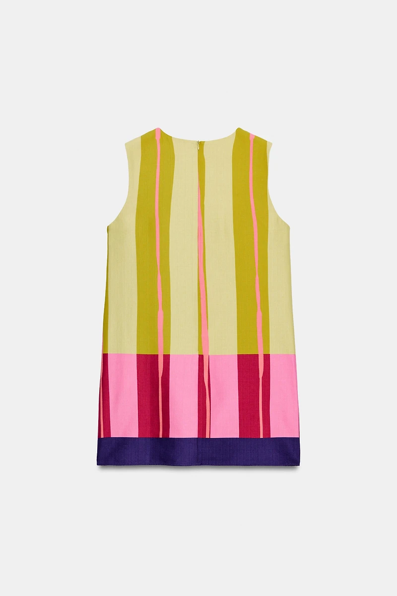 SHORT STRIPED DRESS