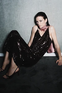 ZW COLLECTION LIMITED EDITION SEQUIN BALLOON JUMPSUIT