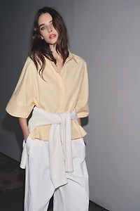 ZW COLLECTION POPLIN SHIRT