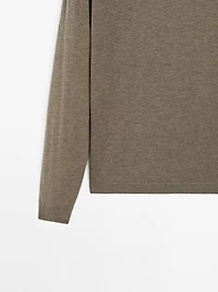 Knit wool blend sweater