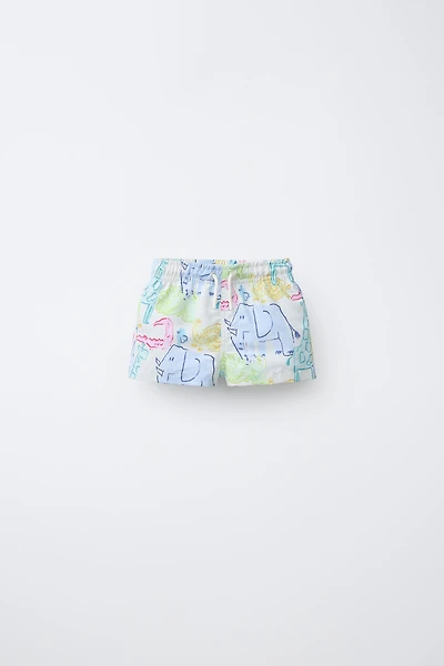 2-6 ANS/ SHORT DE BAIN ANIMAUX