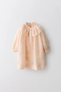 2-5 YEARS/ 100% RAMIE LIMITED EDITION FLORAL DRESS