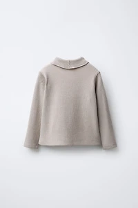 RIBBED TURTLENECK T-SHIRT