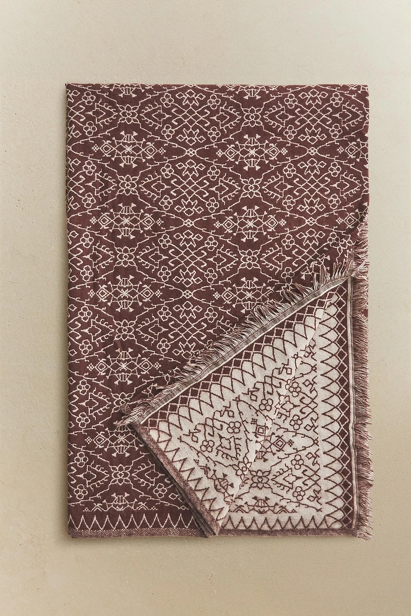 JACQUARD BLANKET