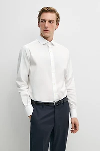 Slim fit 100% cotton shirt