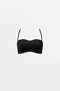 STRAPPY BANDEAU BRA WITH POLYAMIDE