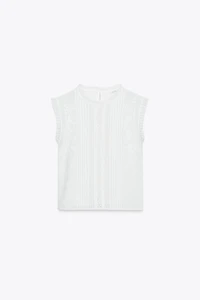 BLOUSE ENTRE-DEUX SANS MANCHES ZW COLLECTION