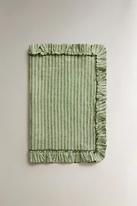 LINEN PLACEMAT WITH RUFFLES