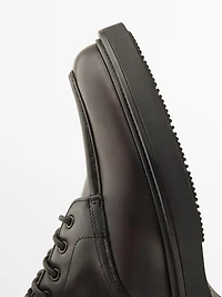 Bottes en nappa bord mocassin
