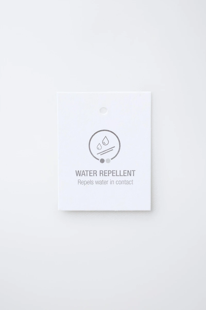 WATER REPELLENT HOODED PUFFER JACKET