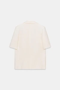 ZW COLLECTION SHORT SLEEVE LINEN BLAZER