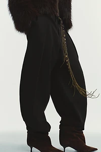 PLEATED BALLOON PANTS