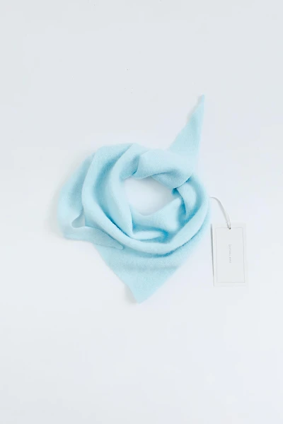 FOULARD TOUR DU COU À RAYURES 100 % CACHEMIRE