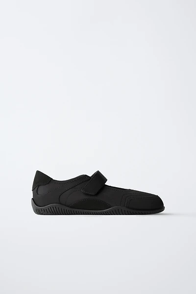 SPORTY BALLET FLATS WITH PIECES