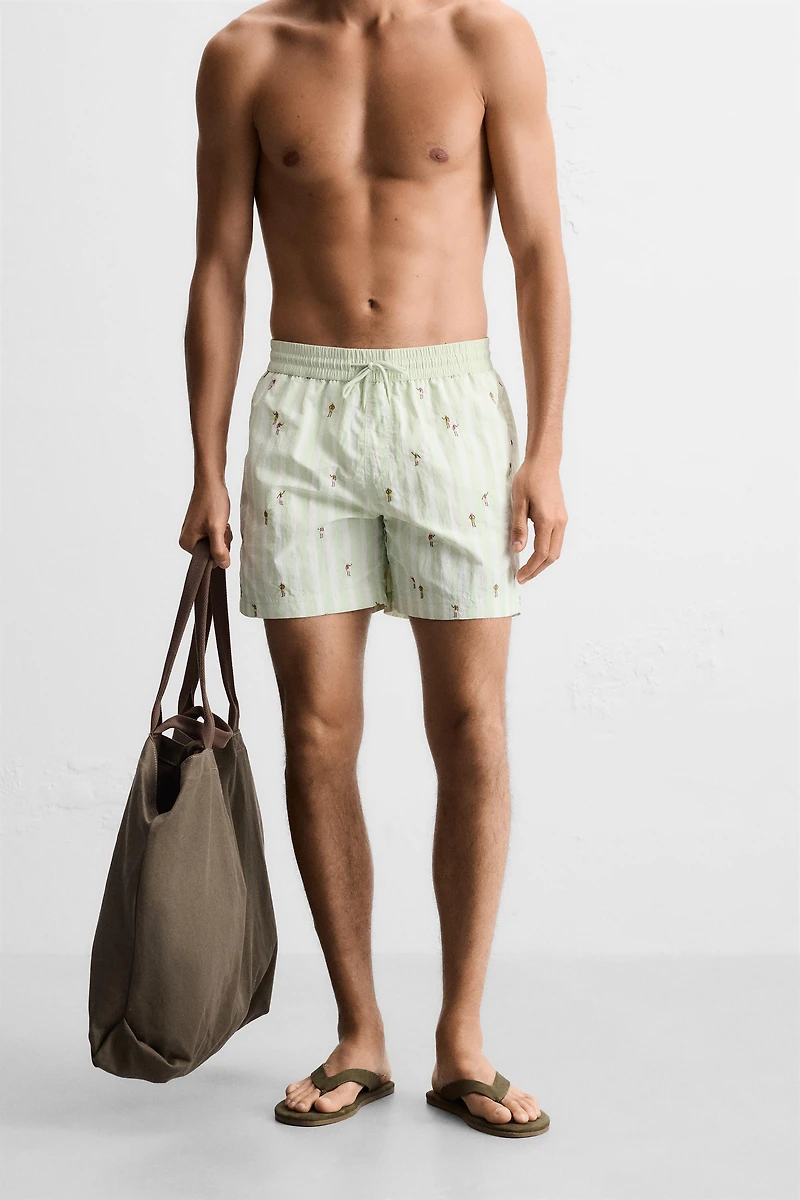MAILLOT DE BAIN MOYEN BRODÉ