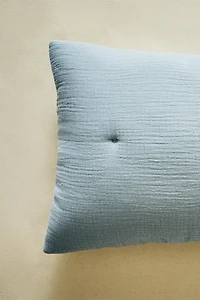 CHILDREN'S PLAIN MUSLIN THROW PILLOW COVER
