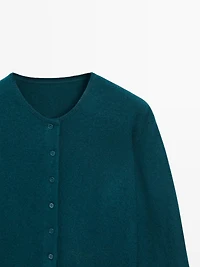 Cardigan en laine mélangée